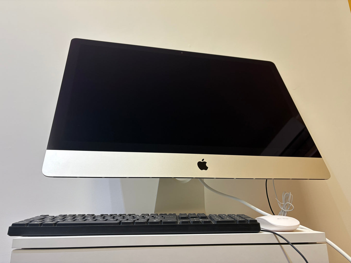 iMac (2013) [27", Retina, Intel Core i5 3,4GHz, 32GB RAM, 1TB Fusion Drive, GeForce GTX 775M, macOS] argento