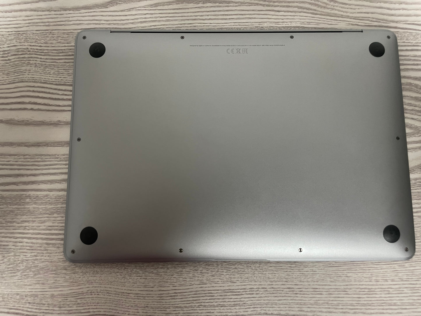 MacBook Air M1 (Late 2020) [13,3", Retina, Apple M1, 8GB RAM, 256GB SSD, Apple 7 Core, macOS] grigio
