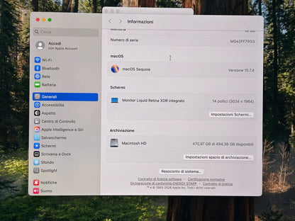 MacBook Pro (2021) [14,2", Apple M1 Pro 8 Core, 16GB RAM, 512GB SSD, Apple 14 Core, macOS] grigio