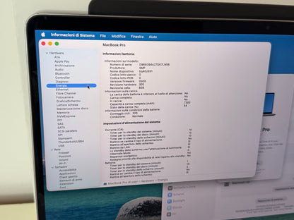 MacBook Pro (2019) [16", Touch Bar, Intel Core i9 4GHz, 32GB RAM, 2TB SSD, AMD Radeon Pro 5500M, macOS] grigio