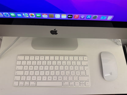 iMac (2019) [27", 5K, Retina, Intel Core i5 3,0GHz, 32GB RAM, 1TB Fusion Drive + 32GB SSD, AMD Radeon Pro 570X, macOS] argento