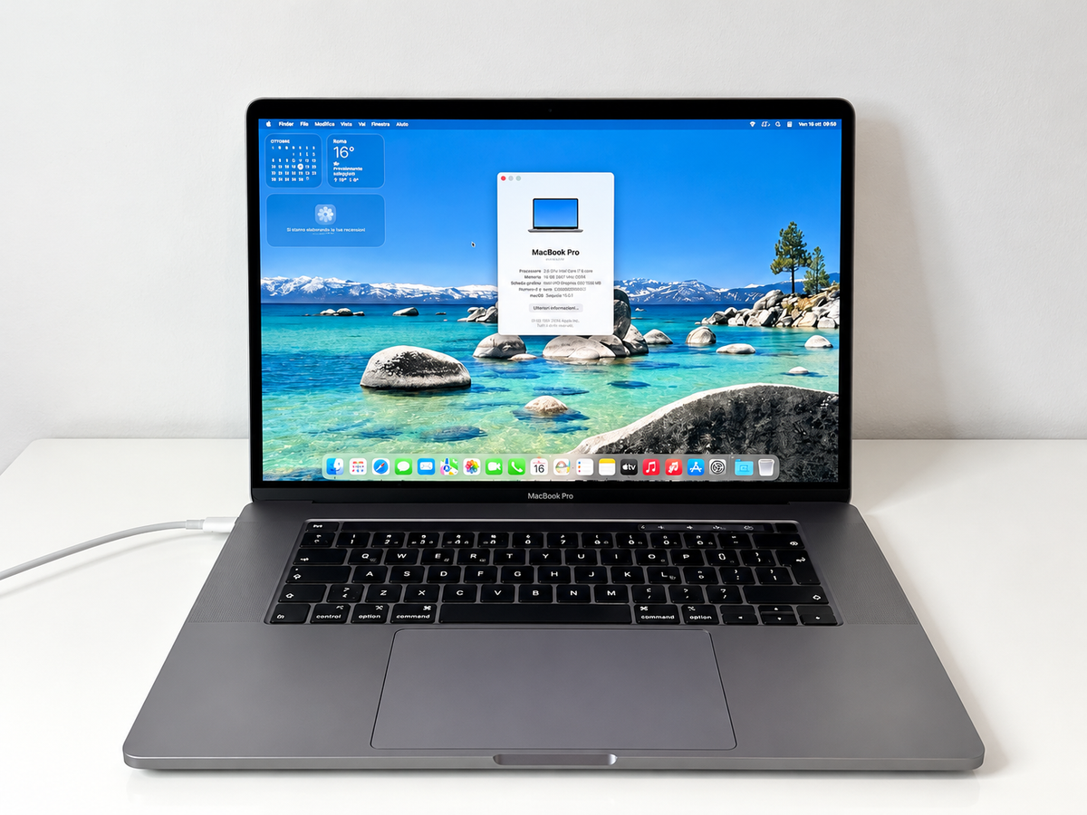MacBook Pro (2019) [16", Touch Bar, Intel Core i7 2,6GHz, 32GB RAM, 512GB SSD, AMD Radeon Pro 5300M, macOS] grigio