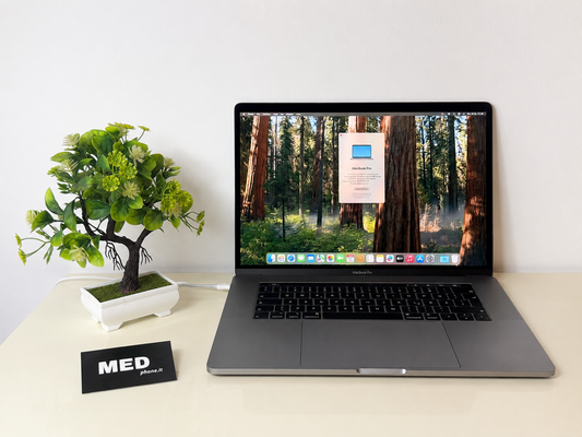 MacBook Pro (2019) [15,4", Touch Bar, Intel Core i9 2,3GHz, 32GB RAM, 1TB SSD, Intel UHD Graphics 630 + AMD Radeon Pro 560X, macOS] Grigio