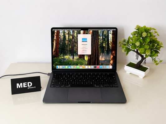 MacBook Air (2022) [13,6" Retina, M2 8 Core 3,2GHz, 8GB RAM, 256GB SSD, 8-CoreGPU, macOS] mezzanotte