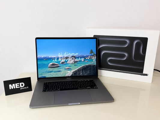 MacBook Pro (2019) [16", Touch Bar, Intel Core i9 4GHz, 32GB RAM, 2TB SSD, AMD Radeon Pro 5500M, macOS] grigio