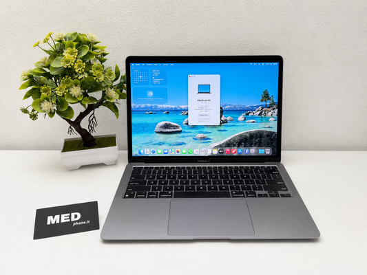 MacBook Air M1 (Late 2020) [13,3", Retina, Apple M1, 8GB RAM, 128GB SSD, Apple 7 Core, macOS] Grigio