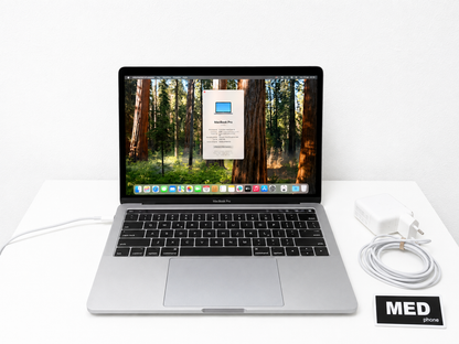 MacBook Pro (2018) [13,3", Touch Bar, Intel Core i5 2,3GHz, 16GB RAM, 512GB SSD, Intel Iris Plus Graphics 655, macOS] argento