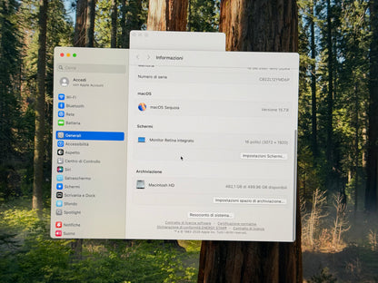 MacBook Pro (2019) [16", Touch Bar, Intel Core i7 2,6GHz, 16GB RAM, 512GB SSD, Intel UHD Graphics 630 + AMD Radeon Pro 5300M, Mac OS] argento