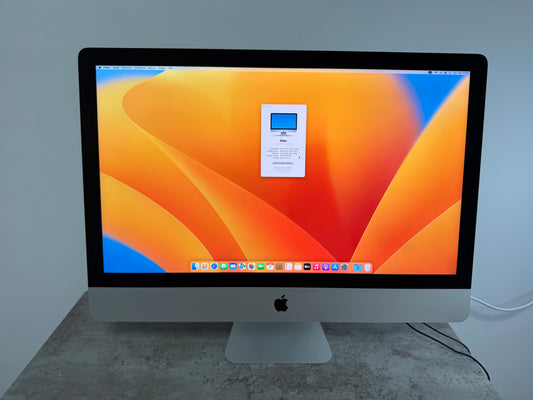 iMac (2019) [27", 5K Retina, Intel Core i5 3GHz, 24GB RAM, 512GB SSD, AMD Radeon PR0 570x 4GB, macOS] argento