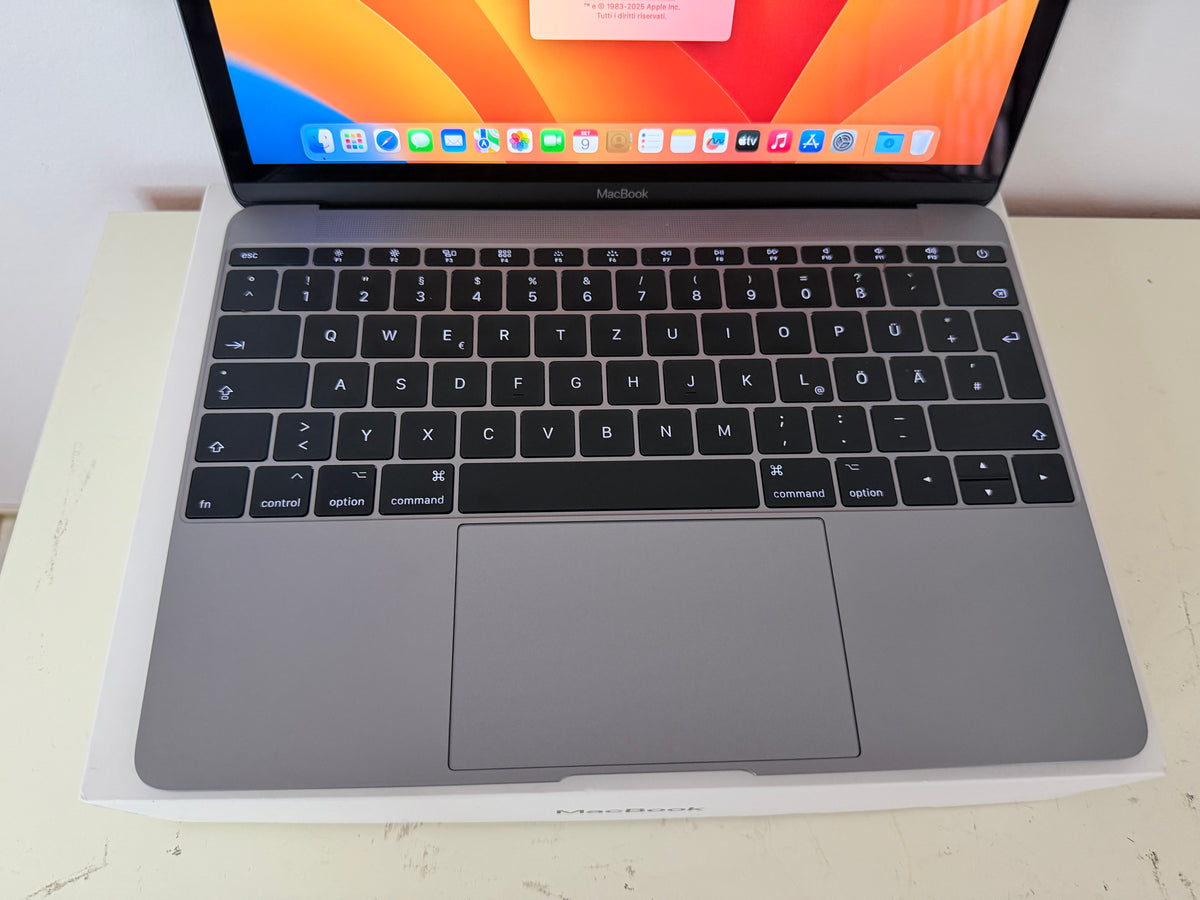 MacBook (Mid 2017) [12", Retina, Intel Core i5 1,3GHz, 8GB RAM, 512GB SSD, Intel HD Graphics 615, macOS] Grigio