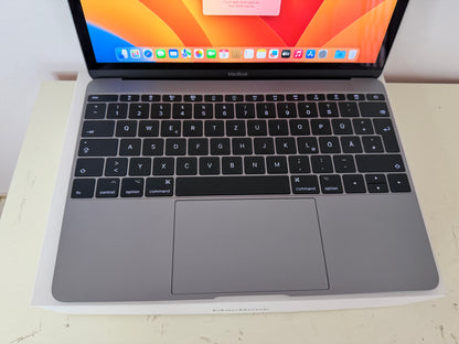 MacBook (Mid 2017) [12", Retina, Intel Core i5 1,3GHz, 8GB RAM, 512GB SSD, Intel HD Graphics 615, macOS] Grigio