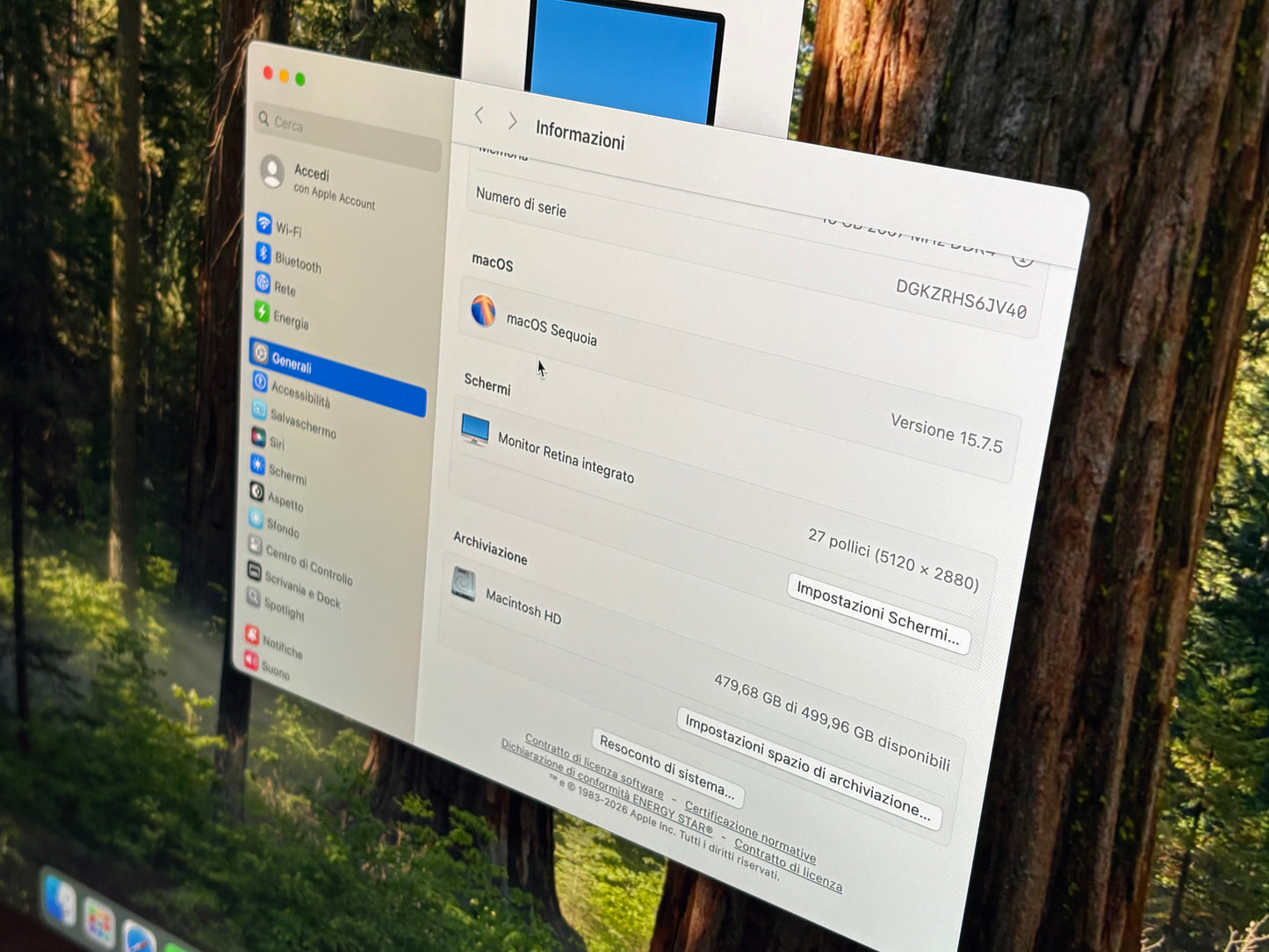 iMac (2019) [27", 5K, Retina, Intel Core i5 3,7GHz, 16GB RAM, 512GB SSD, AMD Radeon Pro 580X, macOS] argento