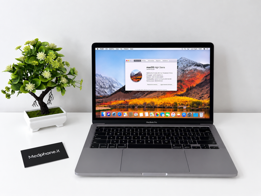 MacBook Pro (2017) [13,3", Retina, Touch Bar, Intel Core i5 3,1GHz, 16GB RAM, 512GB SSD, Intel Iris Plus Graphics 650, macOS] argento