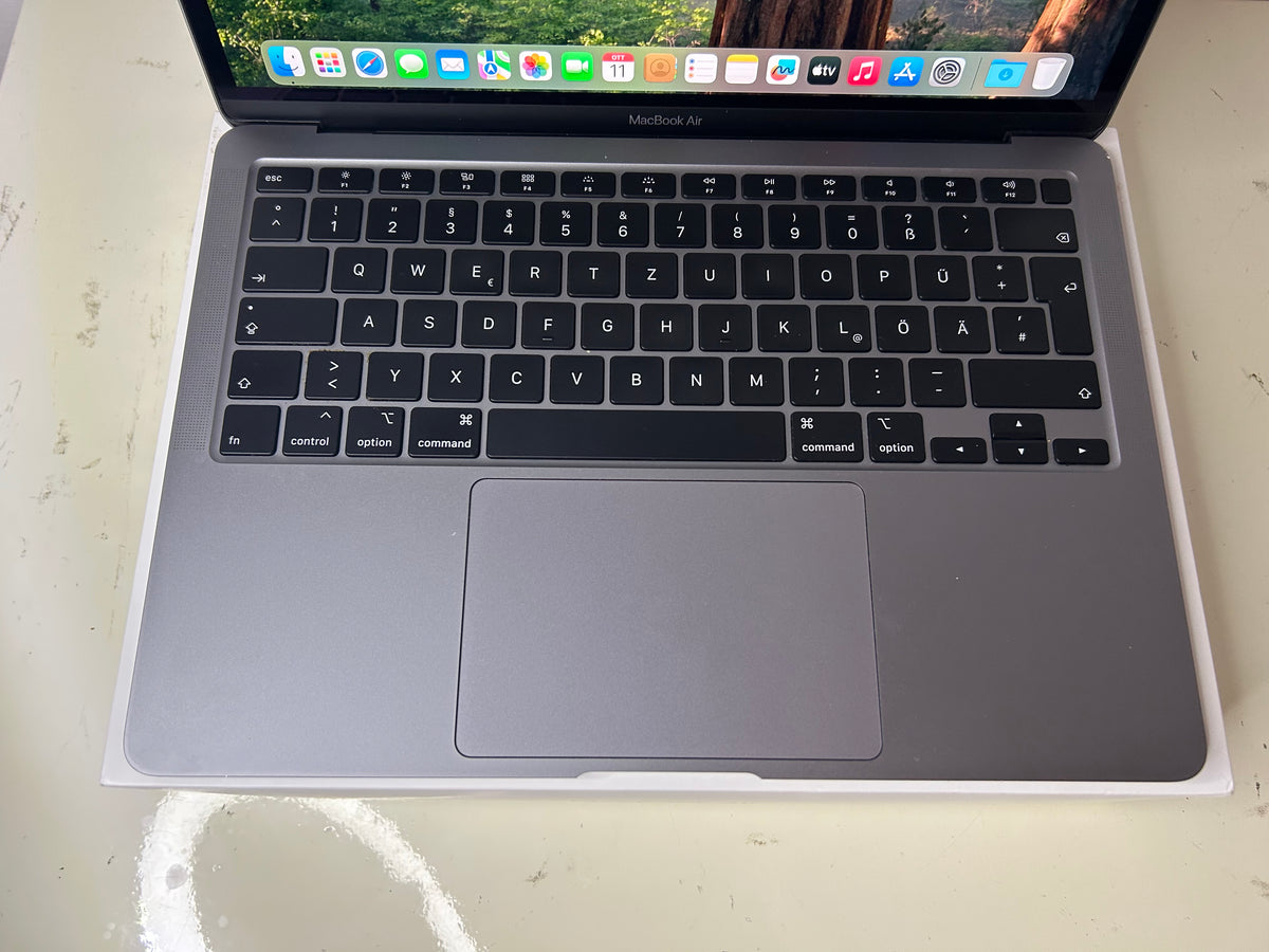 MacBook Air (2020) [13,3", Retina, Intel Core i3 1,1GHz, 8GB RAM, 256GB SSD, Intel Iris Plus Graphics, macOS] grigio