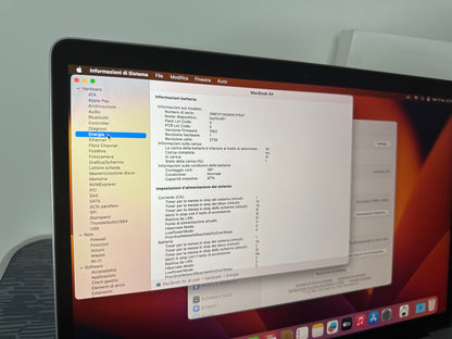 MacBook Air M1 (Late 2020) [13,3", Retina, Apple M1, 8GB RAM, 256GB SSD, Apple 7 Core, macOS] Grigio