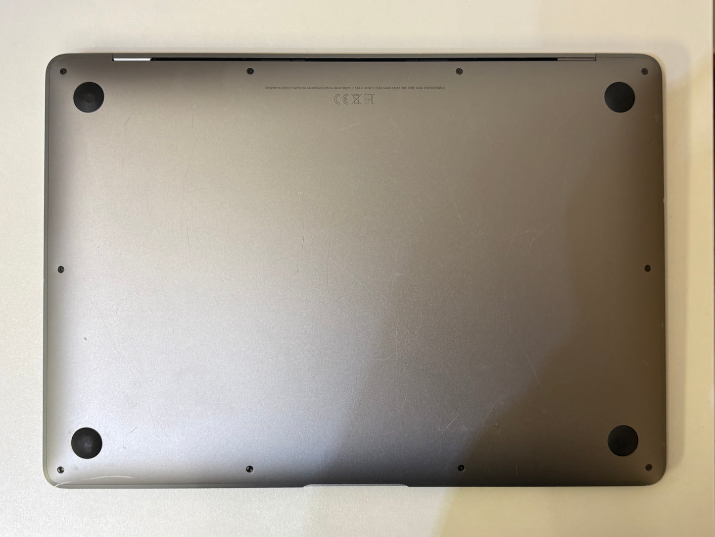 MacBook Air M1 (Late 2020) [13,3", Retina, Apple M1, 8GB RAM, 256GB SSD, Apple 7 Core, macOS] Argento