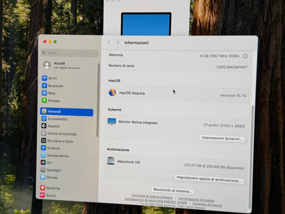iMac (Mid 2020) [27", 5K Retina, Intel Core i5 3,1GHz, 8GB RAM, 256GB SSD, AMD Radeon Pro 5300, macOS] argento