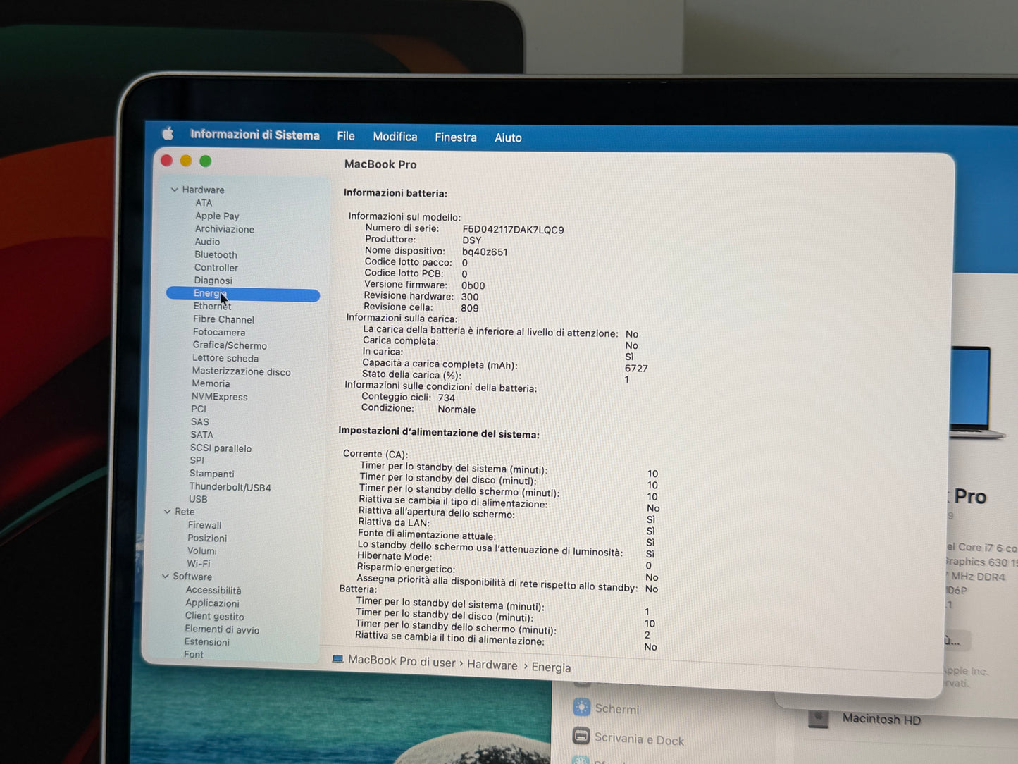 MacBook Pro (2019) [16", Touch Bar, Intel Core i7 2,6GHz, 16GB RAM, 512GB SSD, Intel UHD Graphics 630 + AMD Radeon Pro 5300M, Mac OS] Argento