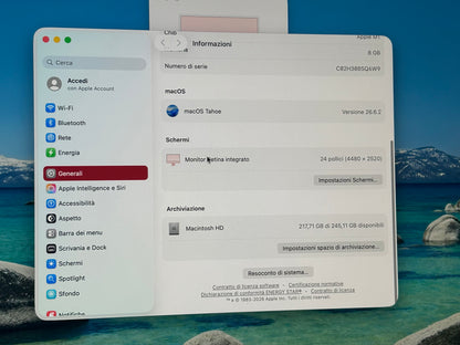 iMac (Mid 2021) [24", Apple M1 8 Core CPU, 8GB RAM, 256GB SSD, Apple 8 Core, macOS] rosa