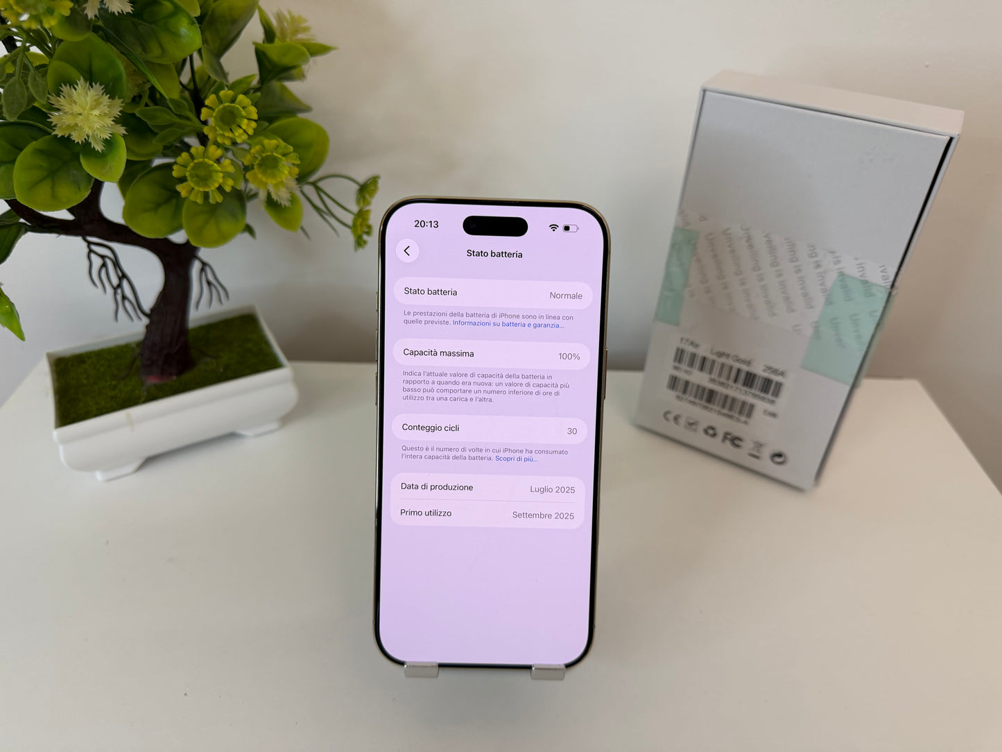 iPhone 17 Air 256GB (Dual e-Sim) Oro Chiaro
