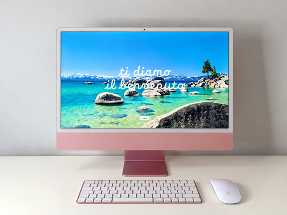 iMac (Mid 2021) [24", Apple M1 8 Core CPU, 8GB RAM, 256GB SSD, Apple 8 Core, macOS] rosa