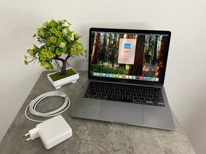 MacBook Pro (2020) M1 [13,3", Touch Bar, Apple M1 3,2GHz, 16GB RAM, 512GB SSD, Apple 8 Core, macOS] Grigio