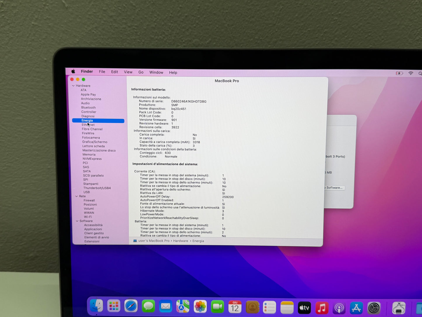 MacBook Pro (2016) [15,4", Touch Bar, Intel Core i7 2,6GHz, 16GB RAM, 512GB SSD, AMD Radeon Pro, macOS] Grigio