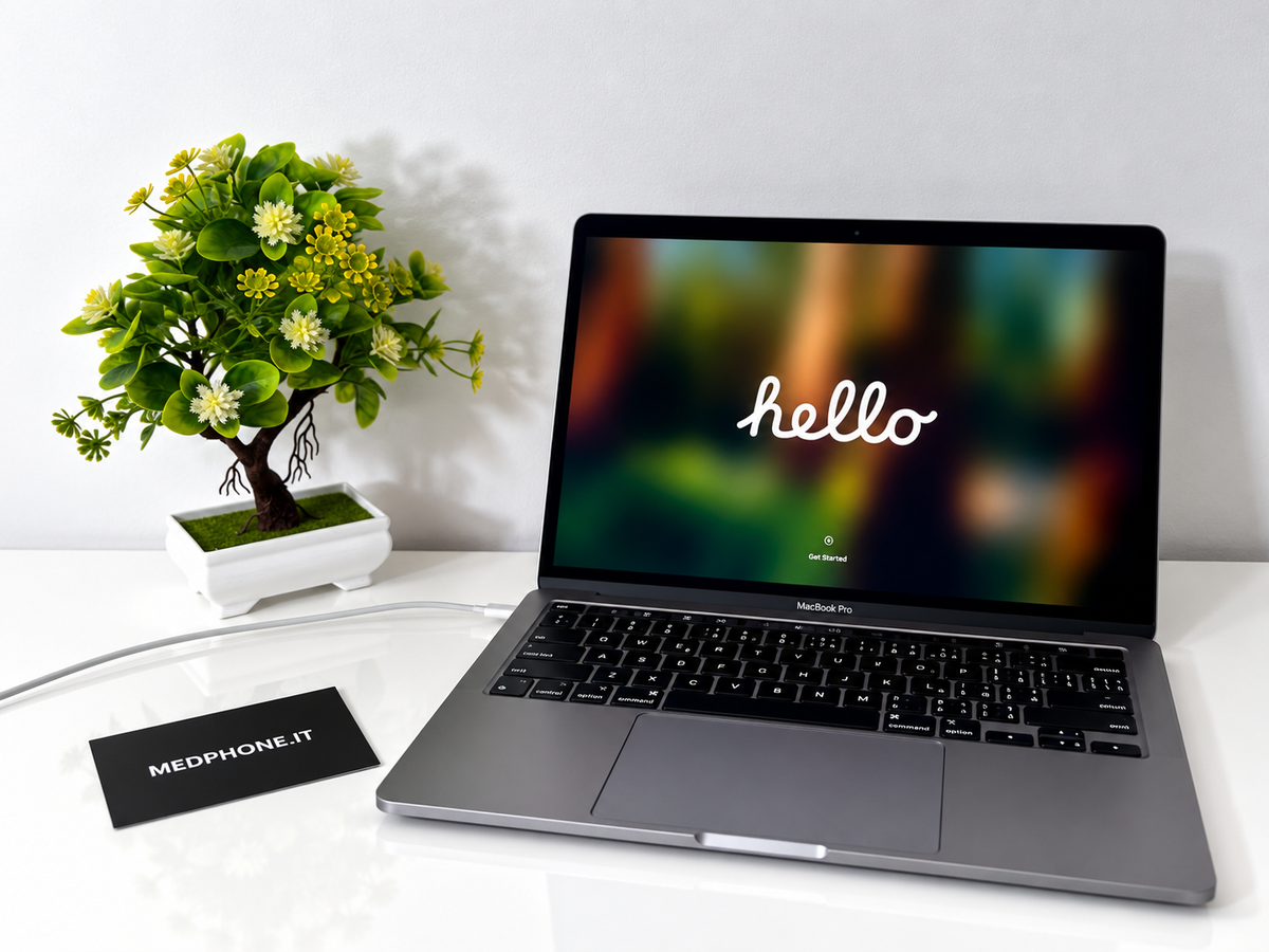 MacBook Pro (2020) M1 [13,3", Touch Bar, Apple M1 3,2GHz, 8GB RAM, 256GB SSD, Apple 8 Core, macOS] Grigio