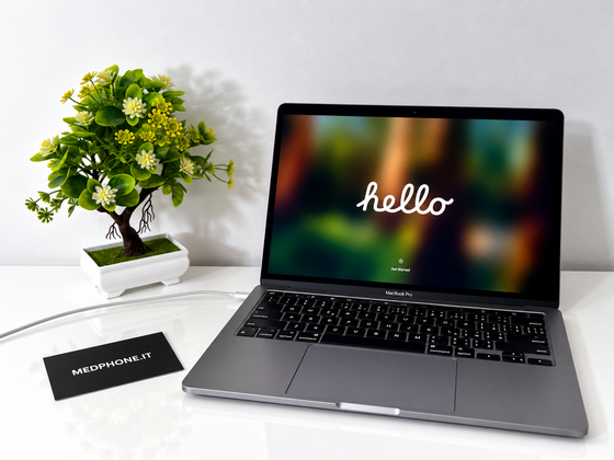 MacBook Pro (2020) M1 [13,3", Touch Bar, Apple M1 3,2GHz, 8GB RAM, 256GB SSD, Apple 8 Core, macOS] Grigio