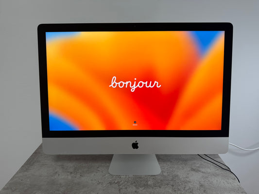 iMac (2019) [27", 5K Retina, Intel Core i5 3GHz, 24GB RAM, 512GB SSD, AMD Radeon PR0 570x 4GB, macOS] argento