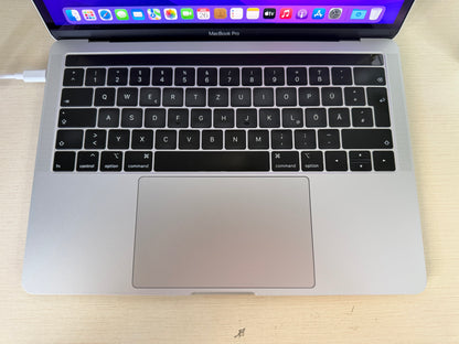 MacBook Pro (2018) [13,3", Touch Bar, Intel Core i5 2,3GHz, 16GB RAM, 512GB SSD, Intel Iris Plus Graphics 655, macOS] argento