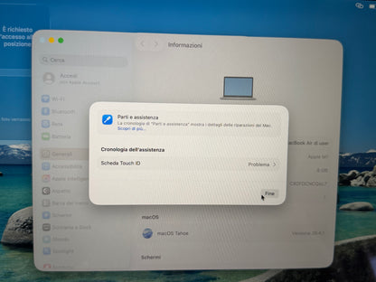 MacBook Air M1 (Late 2020) [13,3", Retina, Apple M1, 8GB RAM, 256GB SSD, Apple 7 Core, macOS] Grigio