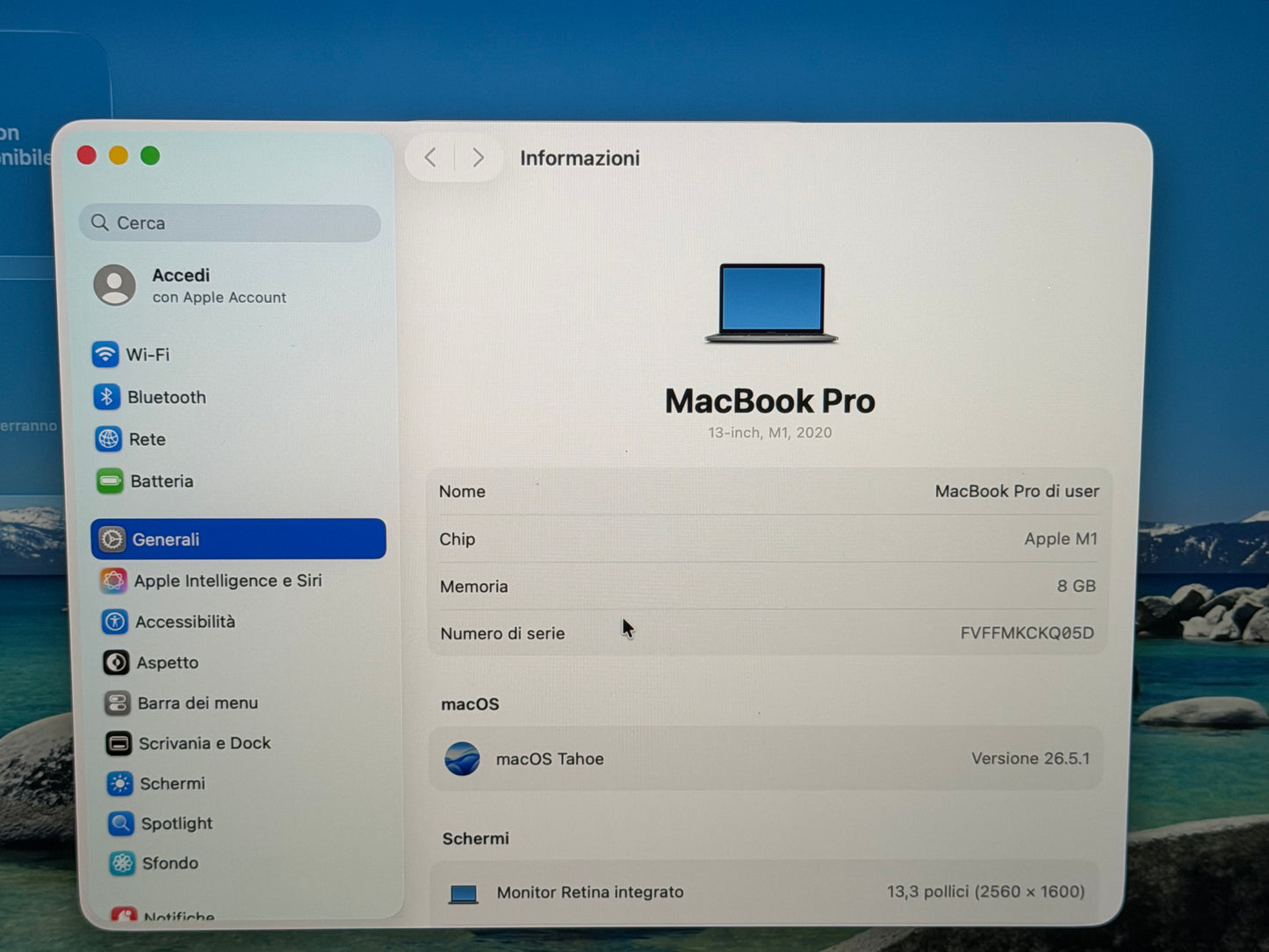 MacBook Pro (2020) M1 [13,3", Touch Bar, Apple M1 3,2GHz, 8GB RAM, 256GB SSD, Apple 8 Core, macOS] Grigio