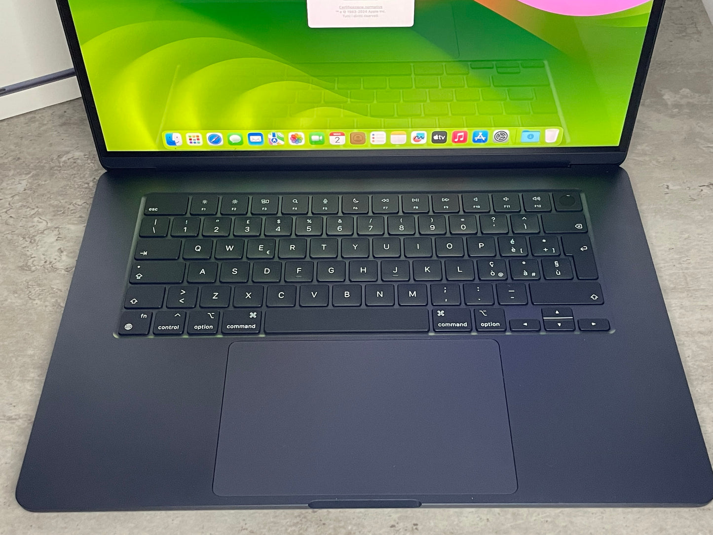 MacBook Air M2 (2023) [15,3”, Liquid Retina, M2, 8-Core CPU, 10-Core GPU, 8GB RAM, 256GB SSD, macOS] Mezzanotte