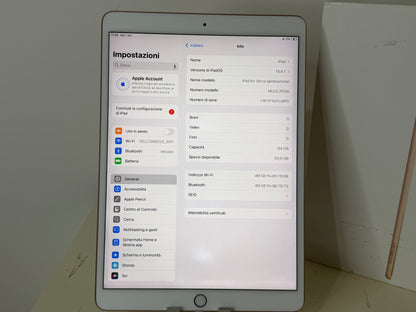 iPad Air 3 (2019) 10.5” 64GB WI-FI Rosa