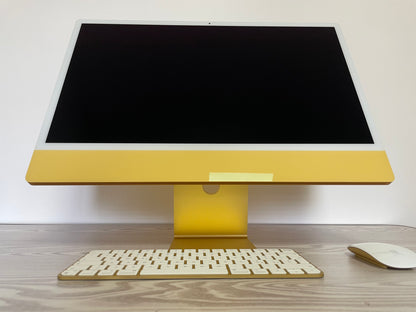 iMac (Mid 2021) [24", Apple M1 8 Core CPU, 16GB RAM, 256GB SSD, Apple 7 Core, macOS] Giallo