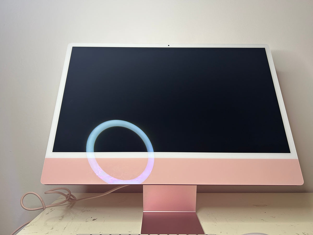 iMac (Mid 2021) [24", Apple M1 8 Core CPU, 8GB RAM, 256GB SSD, Apple 8 Core, macOS] rosa