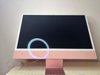 iMac (Mid 2021) [24", Apple M1 8 Core CPU, 8GB RAM, 256GB SSD, Apple 8 Core, macOS] rosa