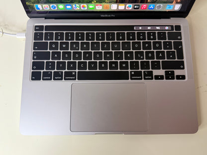MacBook Pro (2020) [13,3", Touch Bar, Intel Core i5 1,4GHz, 8GB RAM, 512GB SSD, Intel Iris Plus Graphics 645, macOS] argento