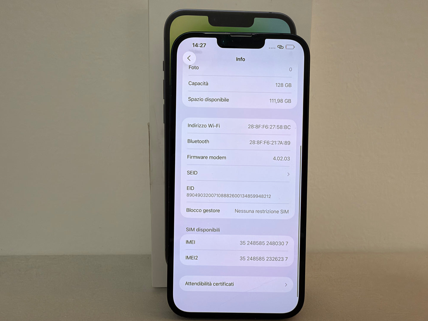 iPhone 14 Plus 128GB Nero 5G