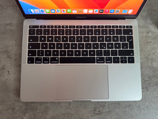 MacBook Pro (2017) [13,3", Intel Core i5 2,3GHz, 16GB RAM, 512GB SSD, Intel Iris Plus Graphics 640, macOS] argento