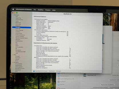 MacBook Air (2023) [15,3", M2 8-Core, 8GB RAM, 256GB SSD, 10-Core GPU, macOS] mezzanotte