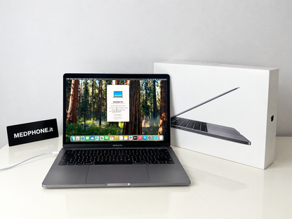 MacBook Pro (2019) [13,3", Touch Bar, Intel Core i5 2,4GHz, 8GB RAM, 256GB SSD, Intel Iris Plus Graphics 655, Mac OS X] Grigio