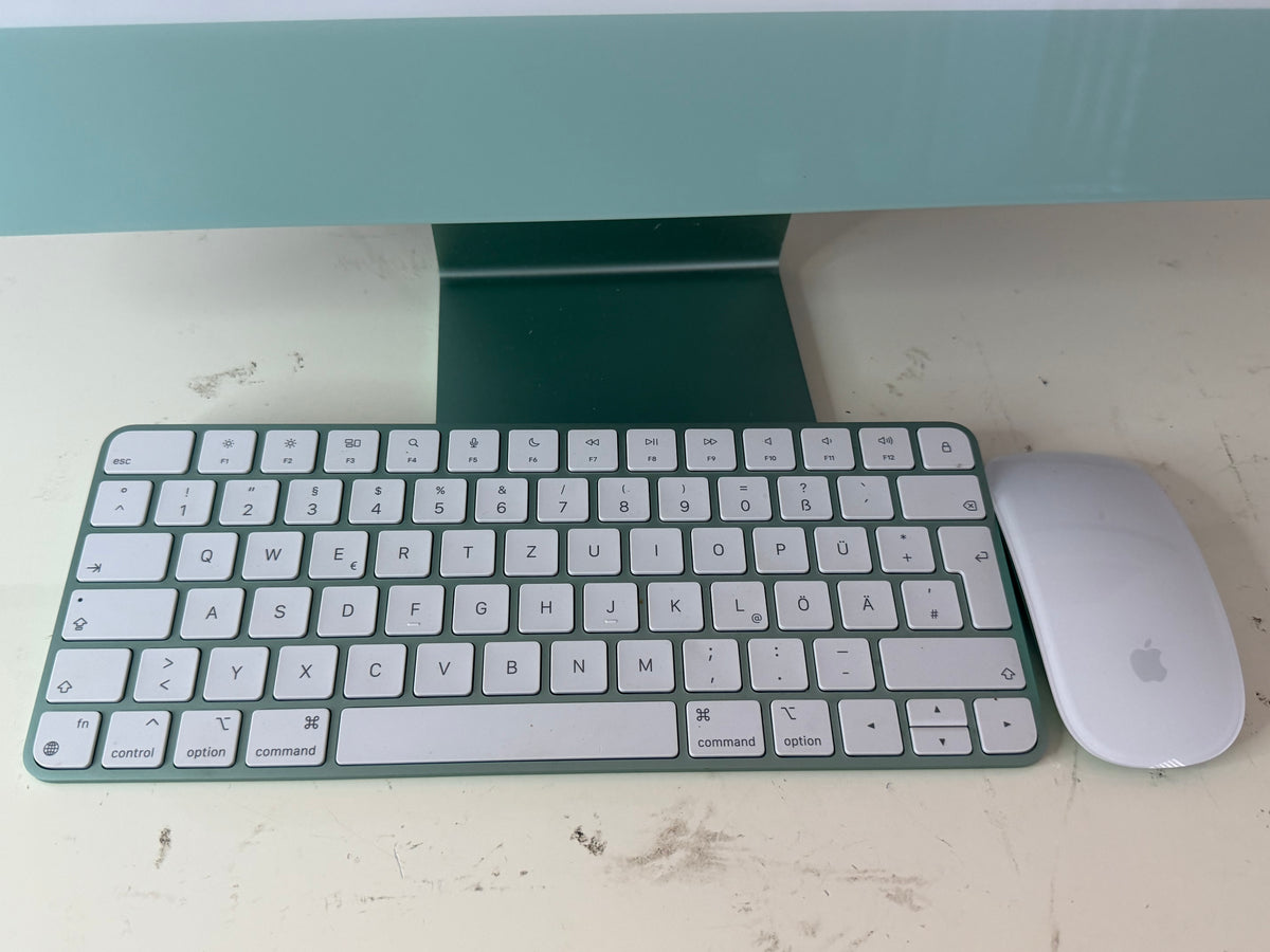 iMac (Mid 2021) [24", Apple M1 8 Core CPU, 8GB RAM, 256GB SSD, Apple 8 Core, macOS] verde