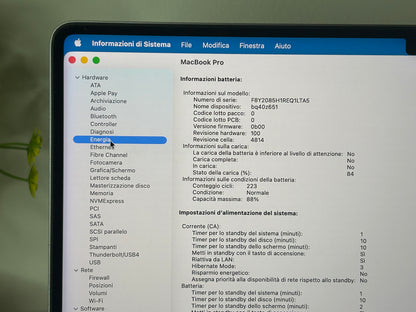 MacBook Pro (2021) [14,2", Apple M1 Pro 8 Core, 16GB RAM, 512GB SSD, Apple 14 Core, macOS] grigio