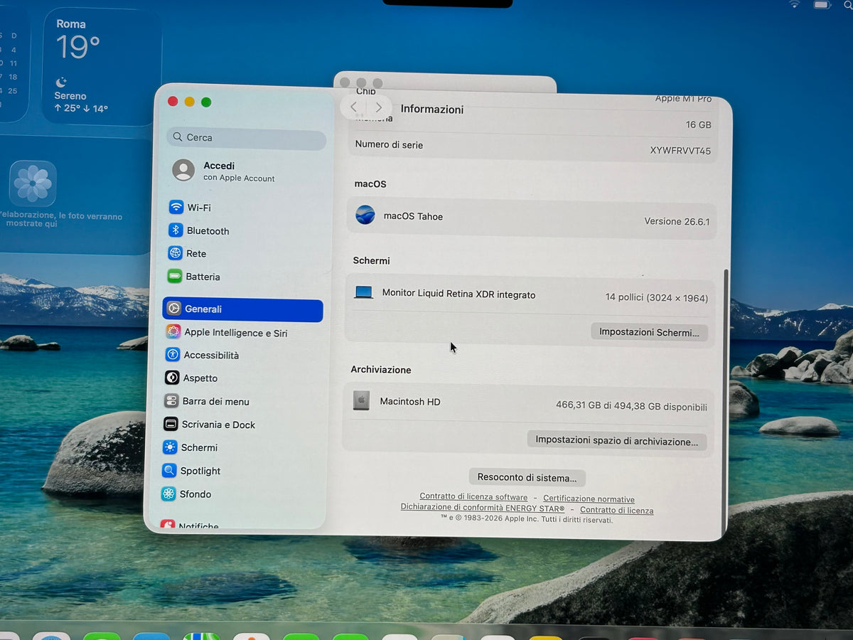 MacBook Pro (2021) [14,2", Apple M1 Pro 8 Core, 16GB RAM, 512GB SSD, Apple 14 Core, macOS] grigio