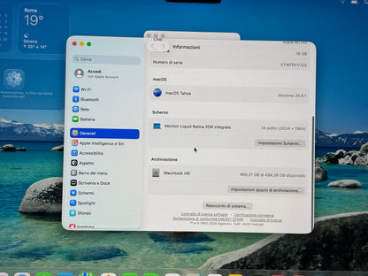 MacBook Pro (2021) [14,2", Apple M1 Pro 8 Core, 16GB RAM, 512GB SSD, Apple 14 Core, macOS] grigio