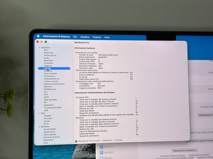 MacBook Pro (2021) [14,2", Apple M1 Pro 8 Core, 16GB RAM, 512GB SSD, Apple 14 Core, macOS] grigio