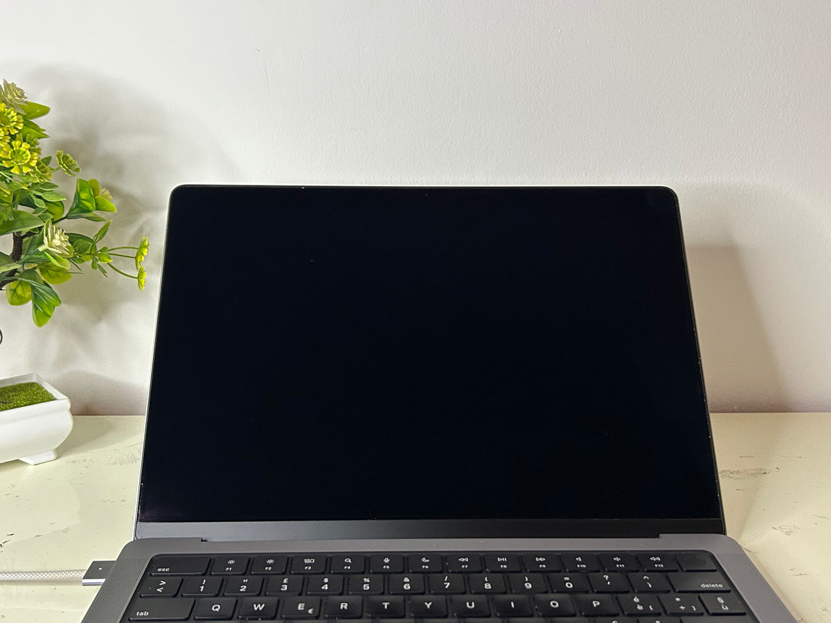 MacBook Pro (2021) [14,2", Apple M1 Pro 8 Core, 16GB RAM, 512GB SSD, Apple 14 Core, macOS] grigio