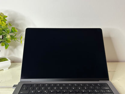 MacBook Pro (2021) [14,2", Apple M1 Pro 8 Core, 16GB RAM, 512GB SSD, Apple 14 Core, macOS] grigio